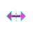 Horizontal resize cursor