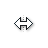 Horizontal resize cursor