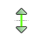 Vertical resize cursor