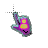 Retro-Future Vapor Person cursor