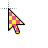 Yellow and Pink Chess Cursor cursor