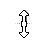 Vertical resize cursor
