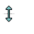 Vertical resize cursor