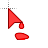 Lava Dripping cursor