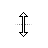 Vertical resize cursor