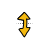 Vertical resize cursor
