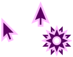 Binary Enchanced - Purple Shadow Cursors preview