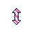 Vertical resize cursor