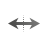 Horizontal resize cursor