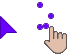 Metro X3 Light Indigo Cursors preview
