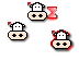 Cute Cow Cursors preview