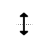 Vertical resize cursor