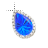 Right Blue Sapphire in diamonds cursor