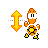 Vertical resize cursor
