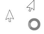 LLX Monochrome White Light Cursors preview