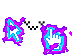 Electric/Fire Magenta-Blue Cursors preview