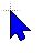 Medium Blue C cursor