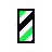 Black and Green Barbor Pole cursor