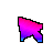 pink gradient cursor