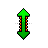 Vertical resize cursor