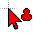 Super Simple Red Person cursor