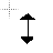 Vertical resize cursor