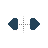 Horizontal resize cursor
