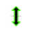 Black-Green_up cursor