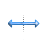 Horizontal resize cursor