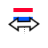 red white & blue hor rz cursor