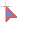 Red - Blue Pointer cursor