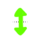 Vertical resize cursor