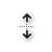 Vertical resize cursor