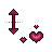 Vertical resize cursor