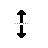 Vertical resize cursor
