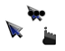 Black Elegant Cursors preview