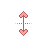 Vertical resize cursor