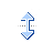 Vertical resize cursor