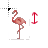 flamingo vresize cursor