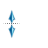 Vertical resize cursor