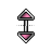 Vertical resize cursor