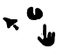Goofy Black Cursors preview