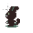 Black Rabbit Statue  cursor
