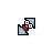 Blue Dancing Banana - Diagonal Resize 2 cursor