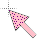 christmas tree pink cursor