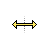 Horizontal resize cursor