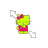 Hello Kitty Diagonal Resize Left cursor