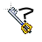 Keyblade question mark cursor