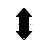 Vertical resize cursor