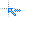 32x Custom blu Altoesque WiB tiny dots cursor